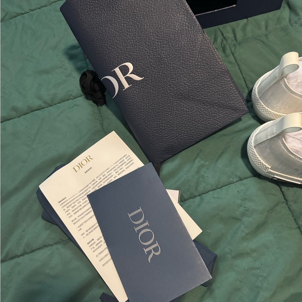 Dior White and Gray Men's Sneakers - Picture 2 of 3